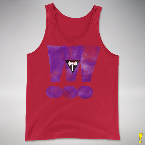 Lesbian Labrys Pride Grunge Exclamation Points Premium Tank Top - Red